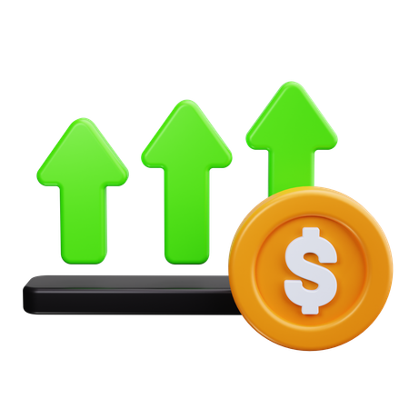 Financial Growth  3D Icon