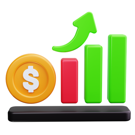 Financial Growth  3D Icon