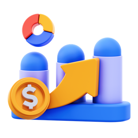 Financial Growth  3D Icon