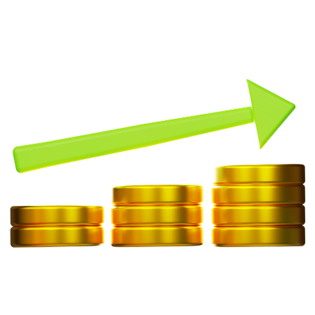 Financial Growth  3D Icon