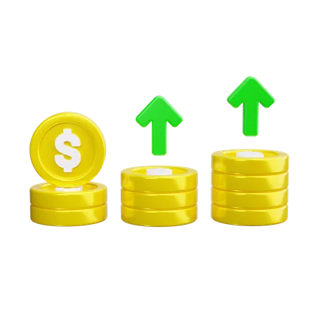 Financial Growth  3D Icon