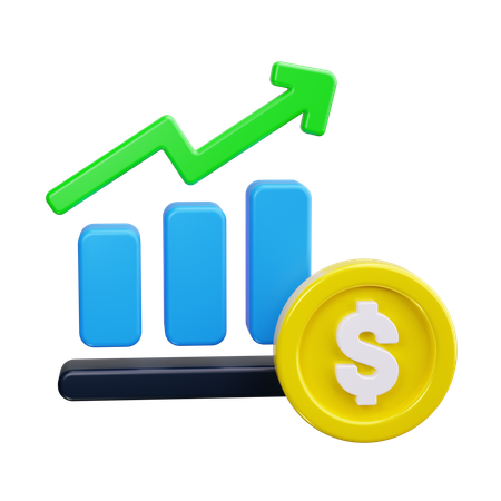 Financial Growth  3D Icon