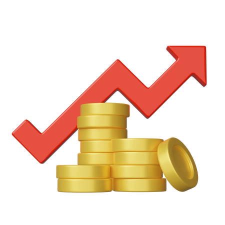 Financial Growth  3D Icon