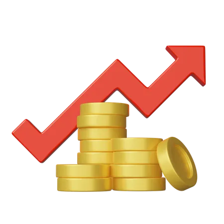 Financial Growth  3D Icon