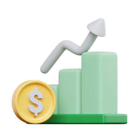 Financial Growth  3D Icon