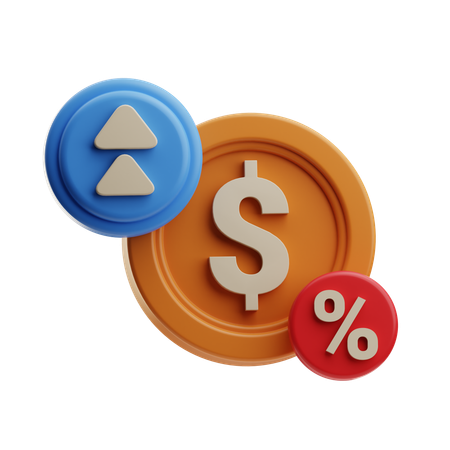 Financial Growth  3D Icon