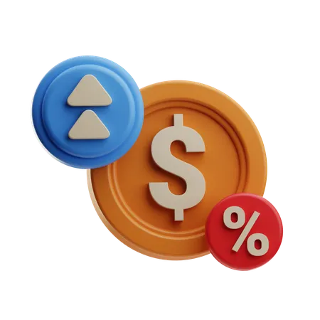 Financial Growth  3D Icon