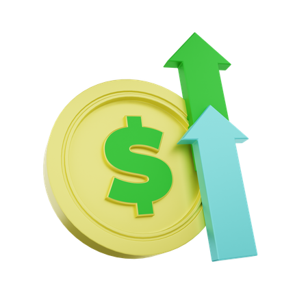 Financial Growth  3D Icon