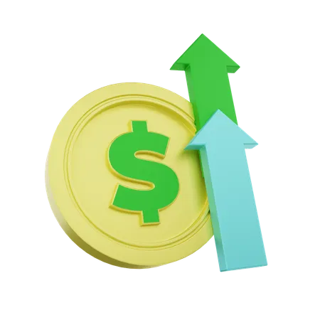 Financial Growth  3D Icon