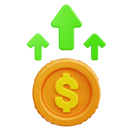 Financial Growth  3D Icon