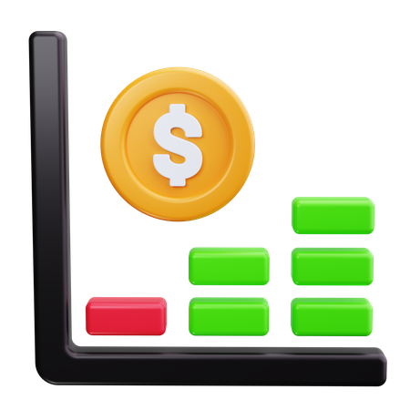 Financial Growth  3D Icon