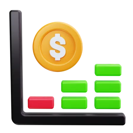 Financial Growth  3D Icon