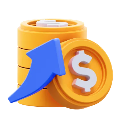 Financial Growth  3D Icon