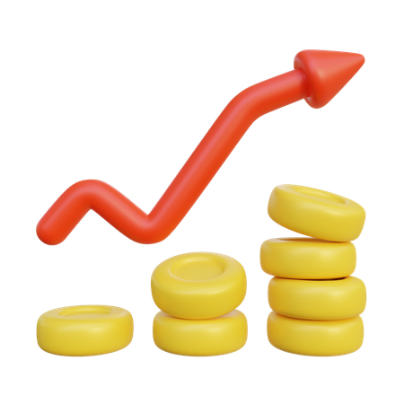 Financial Growth  3D Icon