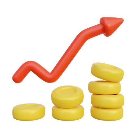 Financial Growth  3D Icon