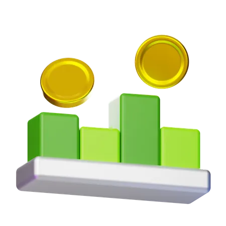 Financial Growth  3D Icon