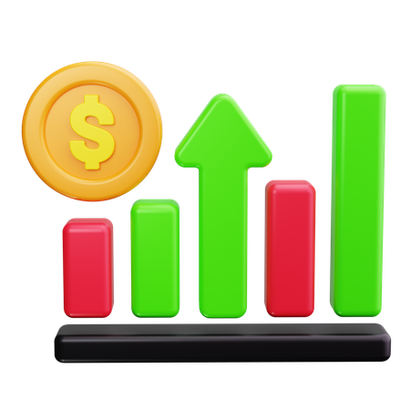 Financial Growth  3D Icon