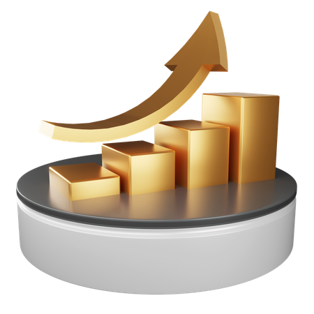 Financial Growth  3D Icon