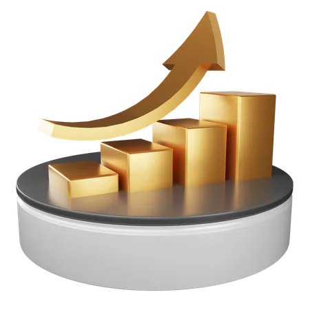 Financial Growth  3D Icon