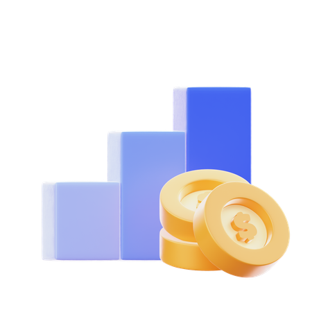 Financial Growth  3D Icon