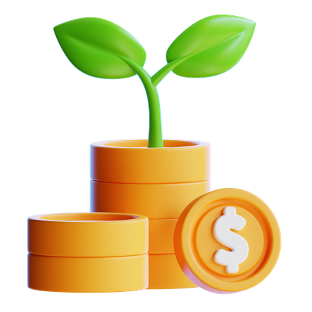 Financial Growth  3D Icon