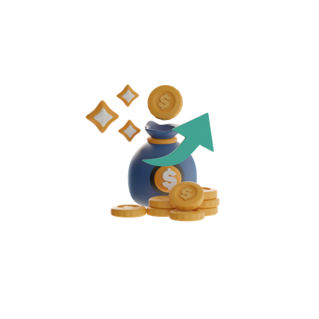Financial Growth  3D Icon