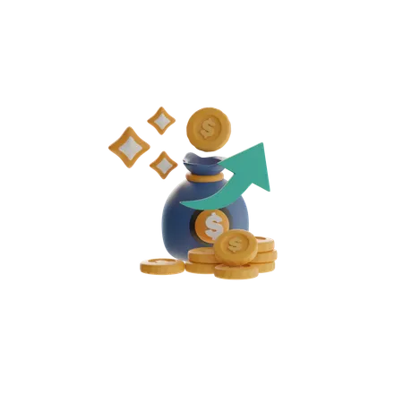 Financial Growth  3D Icon