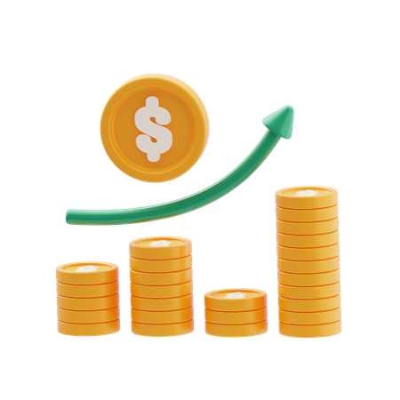 Financial Growth  3D Icon
