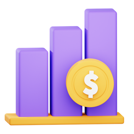 Financial Growth  3D Icon