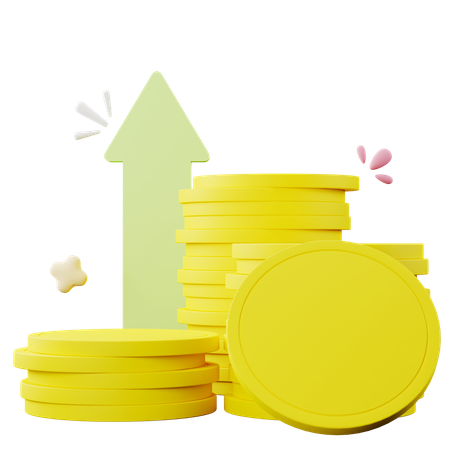 Financial Growth  3D Icon