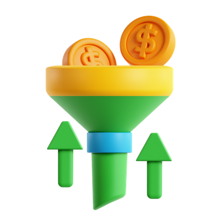 Financial Growth  3D Icon