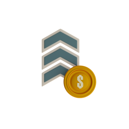 Financial Growth  3D Icon