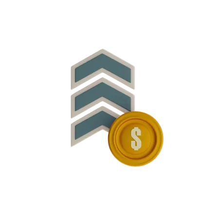 Financial Growth  3D Icon