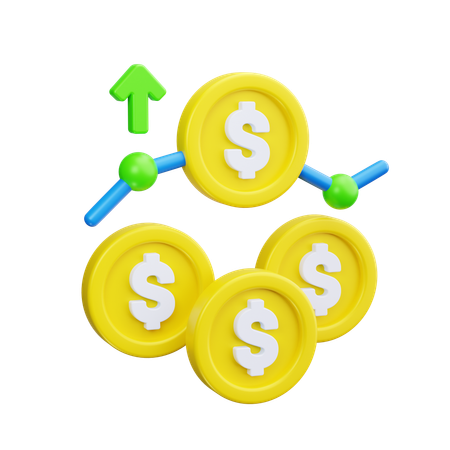 Financial Growth  3D Icon