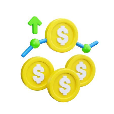 Financial Growth  3D Icon