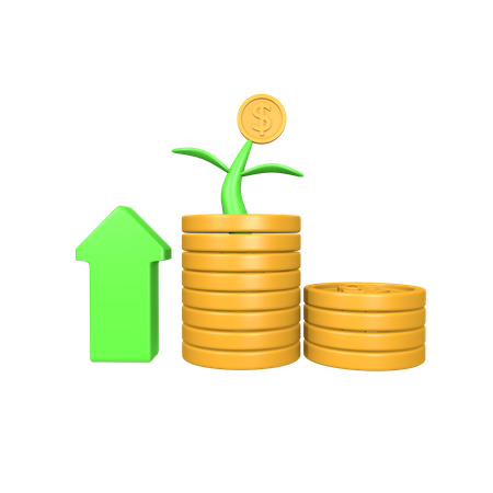 Financial Growth  3D Icon