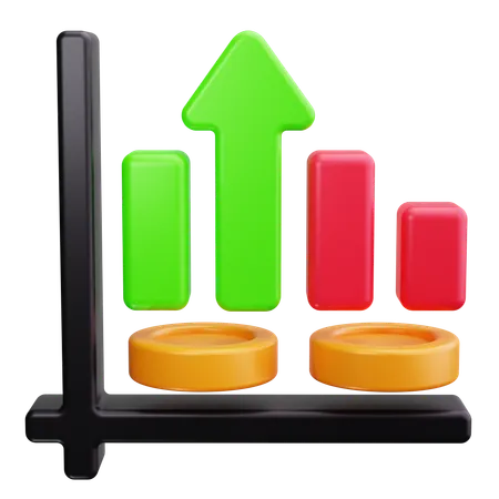 Financial Growth  3D Icon