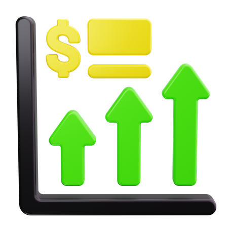 Financial Growth  3D Icon