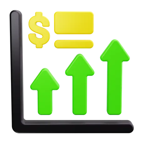 Financial Growth  3D Icon