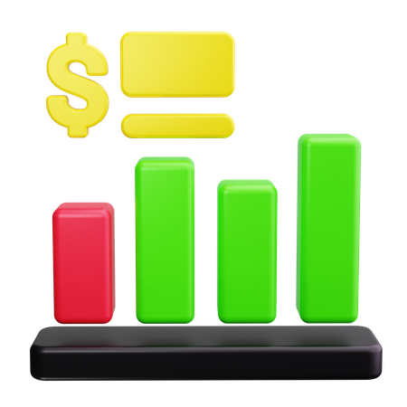 Financial Growth  3D Icon