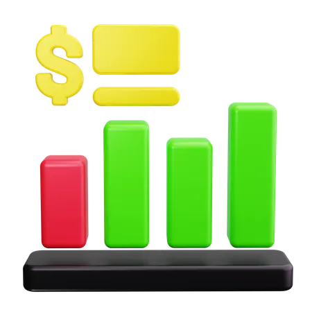 Financial Growth  3D Icon