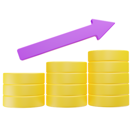 Financial Growth  3D Icon