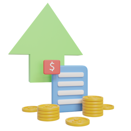 Financial Growth  3D Icon