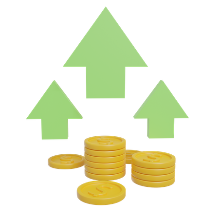 Financial Growth  3D Icon