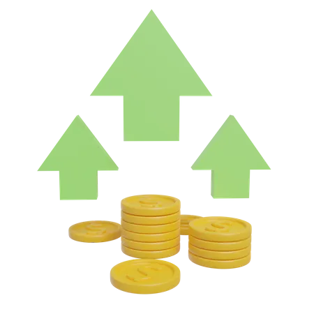 Financial Growth  3D Icon