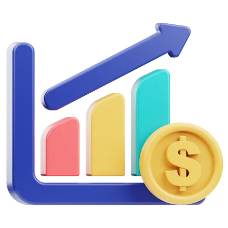 Financial Growth  3D Icon