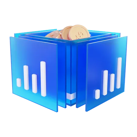 Financial Growth  3D Icon