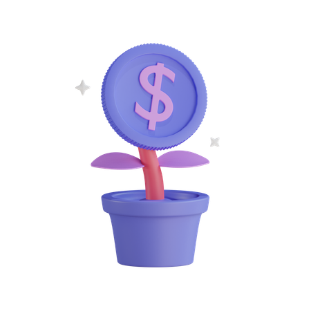 Financial Growth  3D Icon