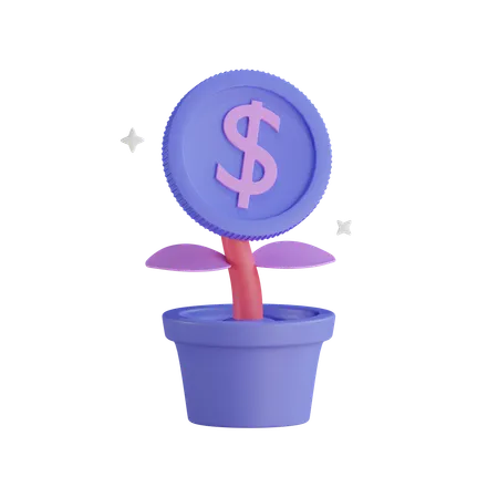 Financial Growth  3D Icon