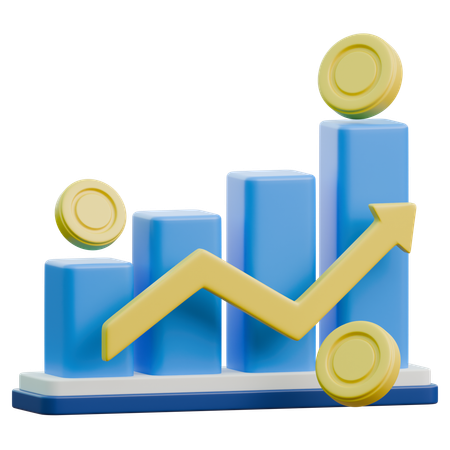 Financial Growth  3D Icon